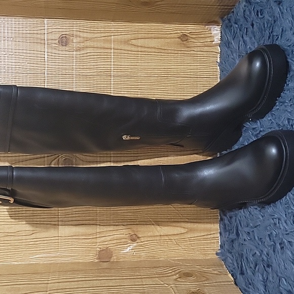 Coach Black Leather Riding Boots - Picture 9 of 9